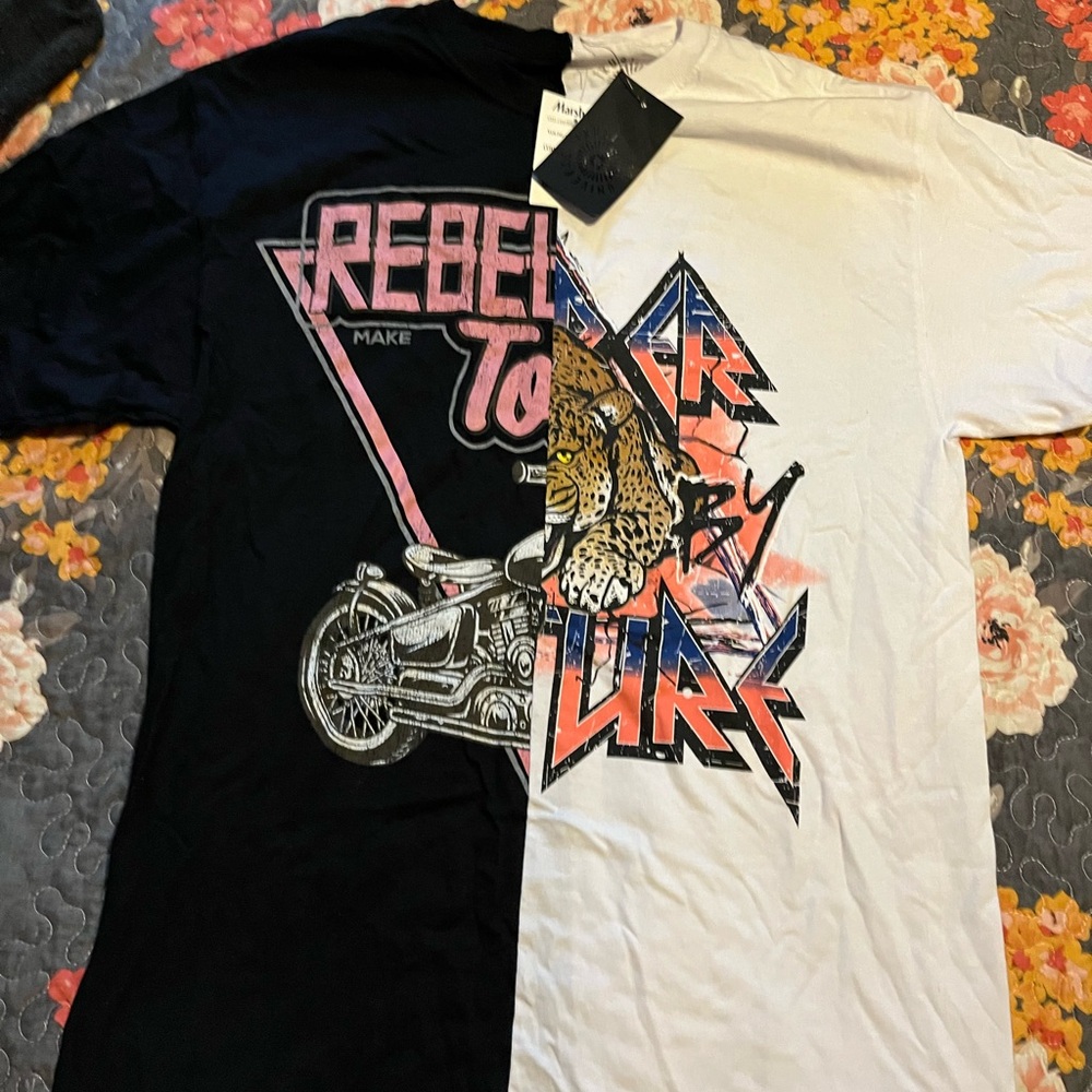 Black and White Graphic T-Shirt